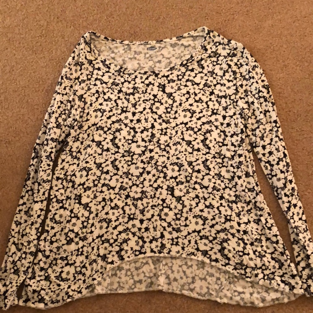 Black & white floral print from Old Navy